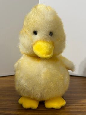 Russ Berrie Yellow Plush Duck Stuffed Toy